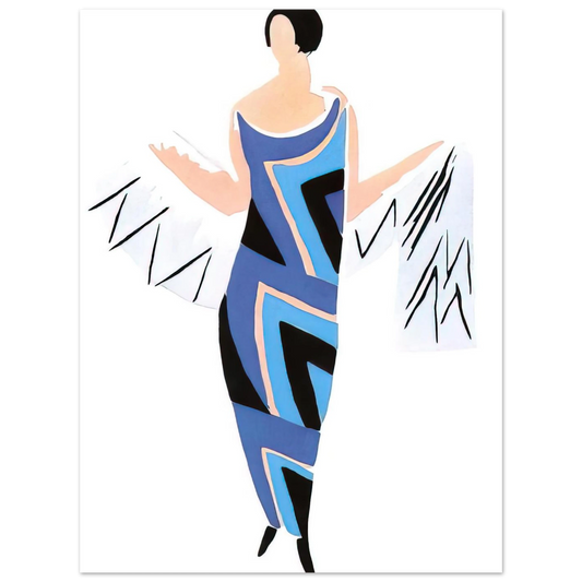 Fashion Illustration 4 by Sonia Delaunay – art poster, view 2