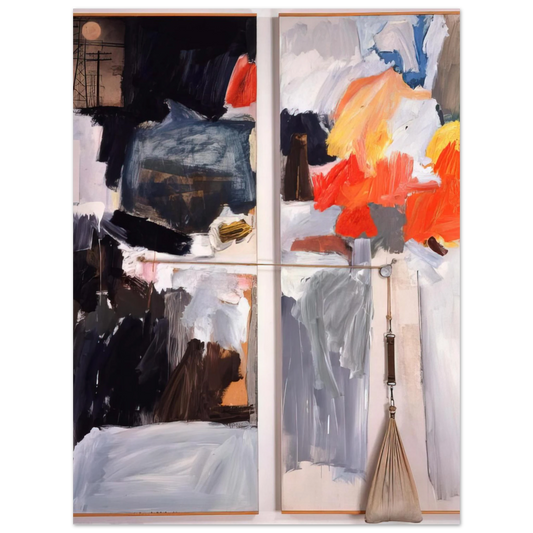 Studio Painting 1 by Robert Rauschenberg (1961) – art poster, view 2