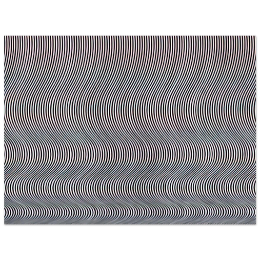 Fall by Bridget Riley (1963) – art poster, view 2