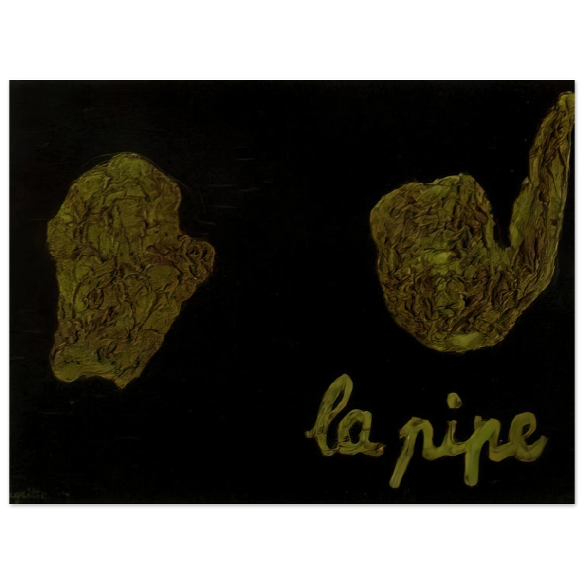 The Pipe by René Magritte (1927) – art poster