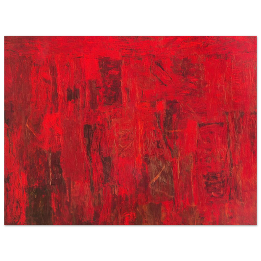 Red Painting by Philip Guston (1950) – art poster, view 2