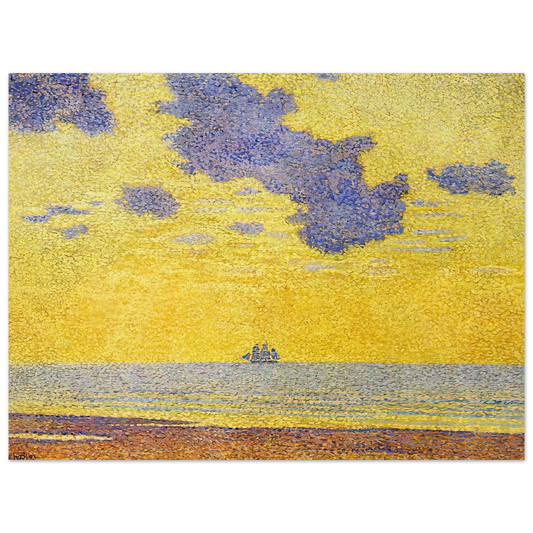 Big Clouds by Theo van Rysselberghe (1893) – art poster, view 2