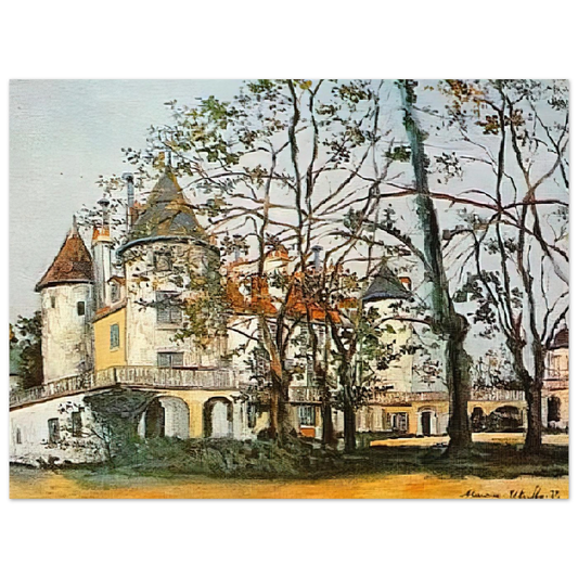 The Castle by Maurice Utrillo – art poster, view 2