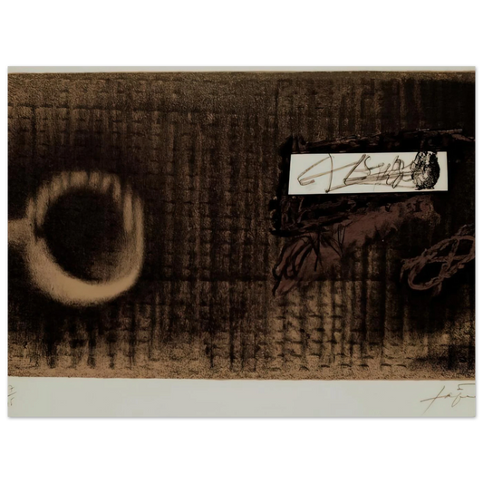 Etiquette by Antoni Tapies (1979) – art poster, view 2