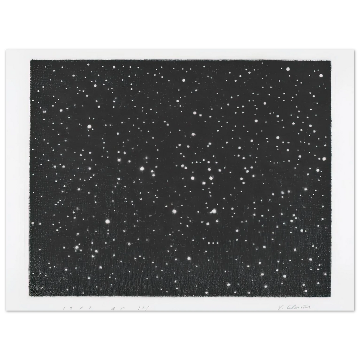 Mount Holyoke by Vija Celmins (1987) – art poster