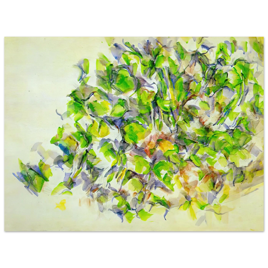 Foliage by Paul Cézanne – art poster, view 2