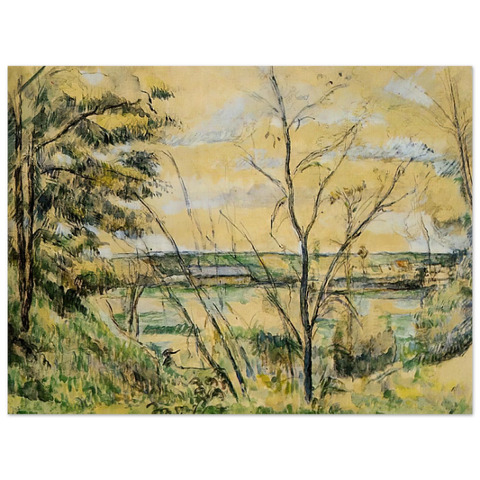 The Oise Valley by Paul Cézanne – art poster, view 2