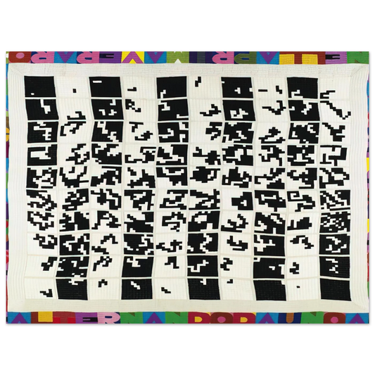 Alternando Da Uno A Cento E Viceversa by Alighiero Boetti (1977) – art poster, view 2
