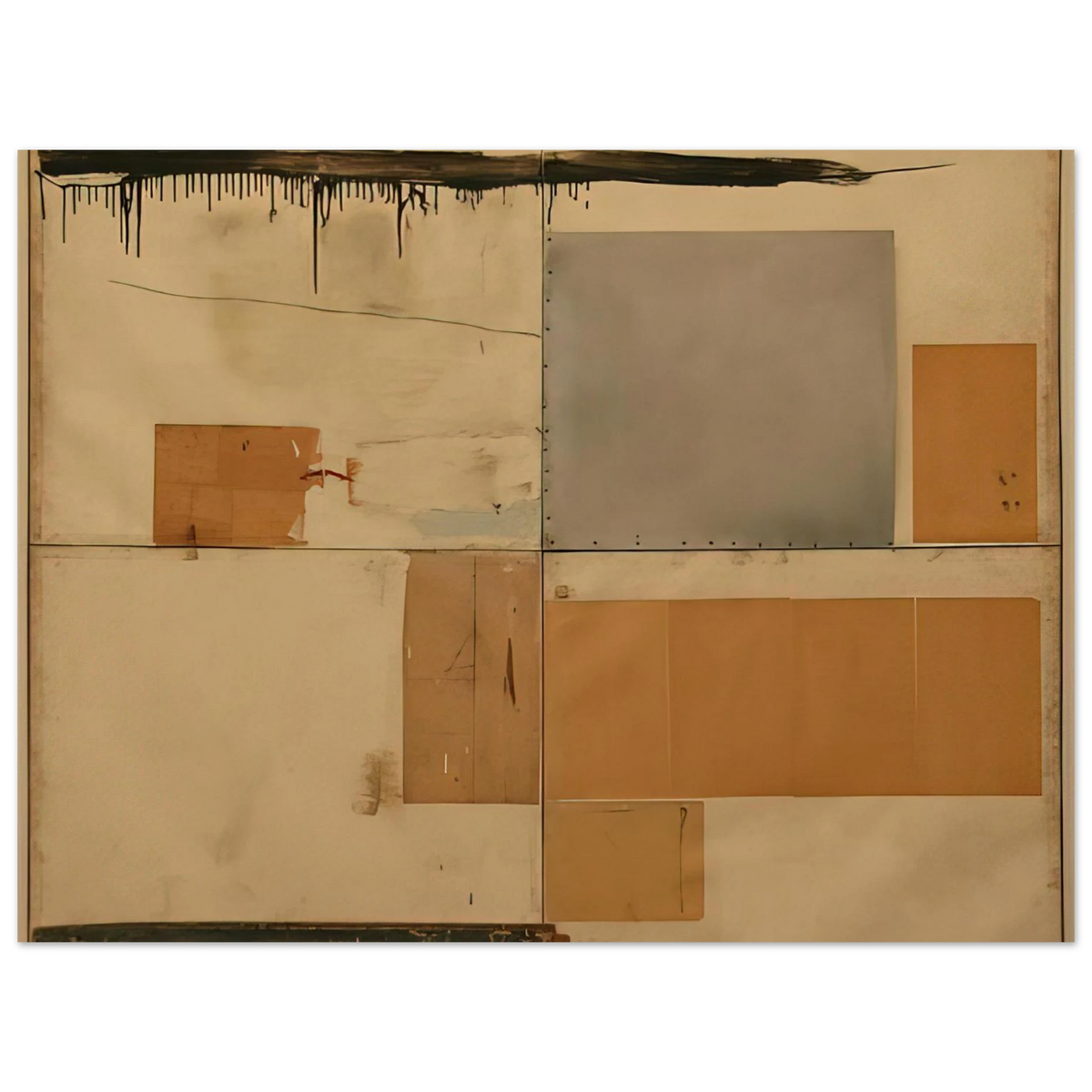 Untitled Artwork No. 1 by Robert Rauschenberg – art poster