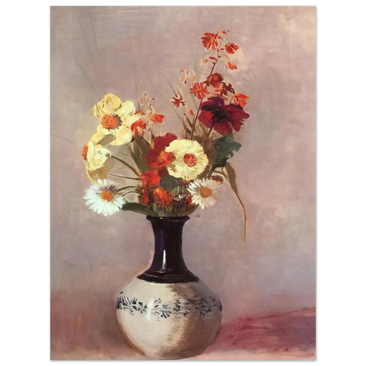 Vase Of Flowers 9 by Odilon Redon – art poster, view 2