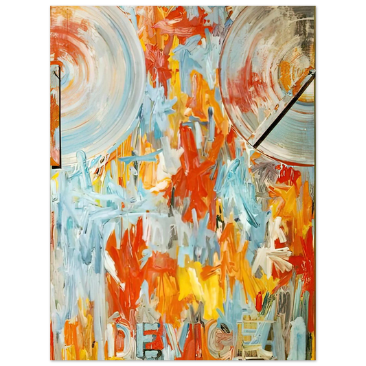 Device by Jasper Johns – art poster, view 2