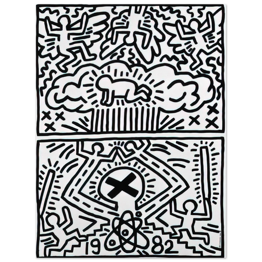 Anti Nuclear Rally by Keith Haring (1982) – art poster, view 2