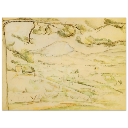 The Arc Valley by Paul Cézanne – art poster, view 2