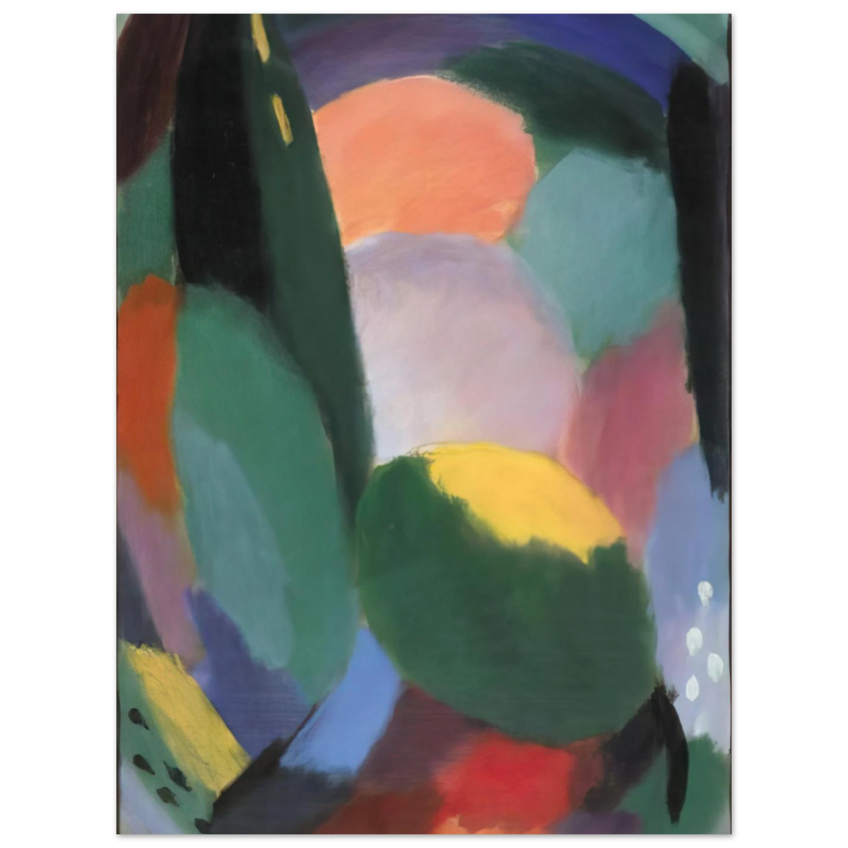 Variation Glorreicher Abend Sommersegen II by Alexej von Jawlensky (1917) – art poster