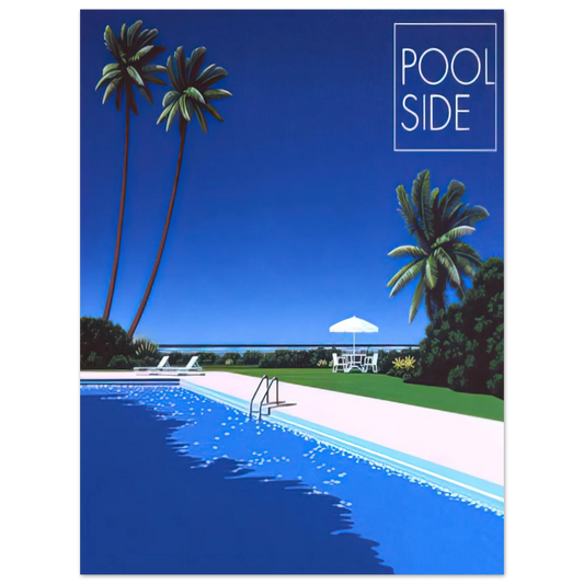 Poolside No. 22 by Hiroshi Nagai – art poster, view 2
