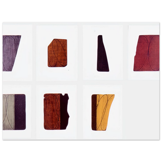 Fragments I VII by Robert Mangold (1998) – art poster, view 2