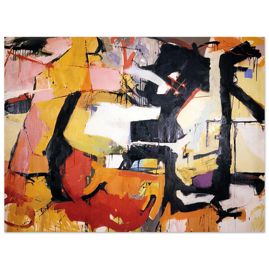 Abstract Force Homage To Franz Kline by Audrey Flack (1952) – art poster, view 2