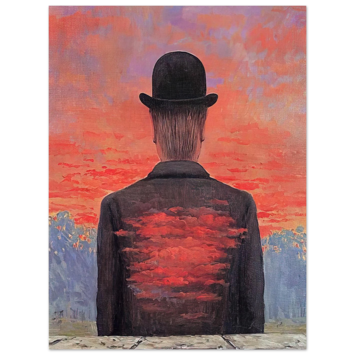 The Poet Recompensed by René Magritte (1956) – art poster