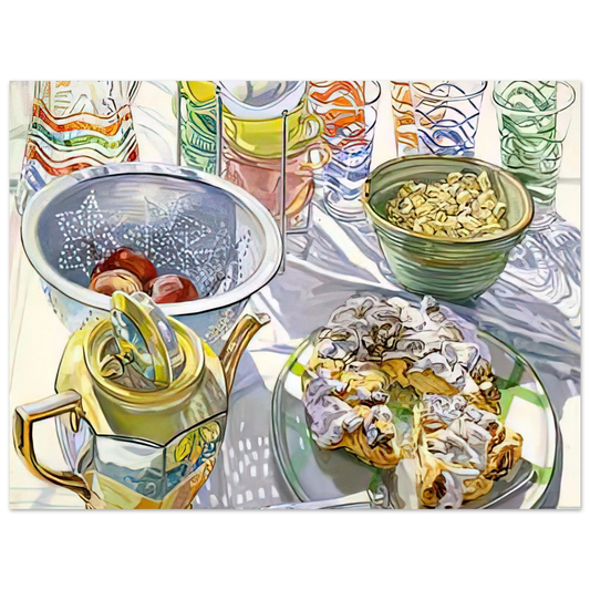 Coffee Cake by Janet Fish (2003) – art poster, view 2