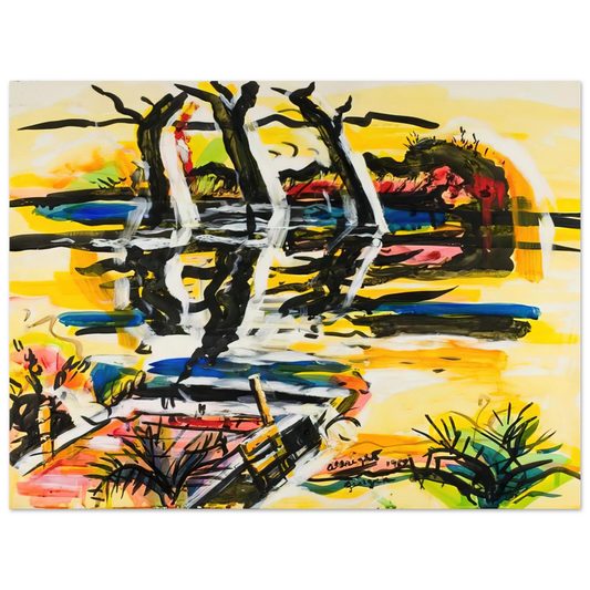 Three Trees Georgia by Ivan Albright (1969) – art poster, view 2