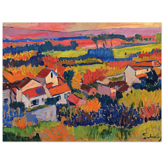 Landscape Near Chatou by Andre Derain (1904) – art poster, view 2