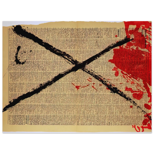 Journal by Antoni Tapies (1968) – art poster, view 2