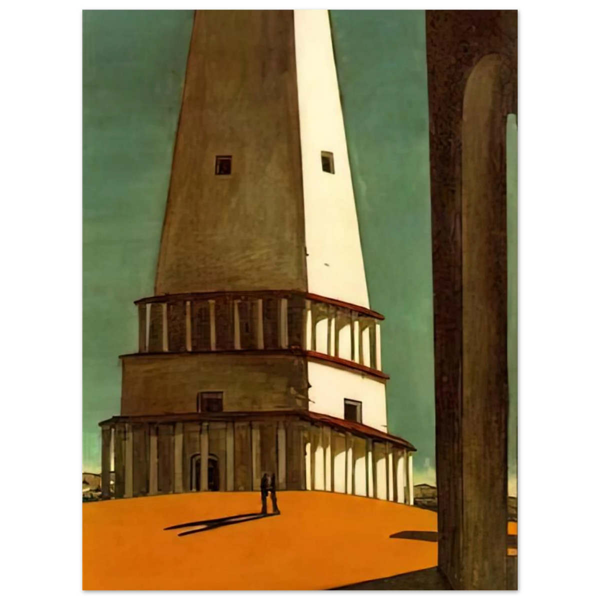 The Nostalgia Of The Infinite by Giorgio de Chirico (1913) – art poster