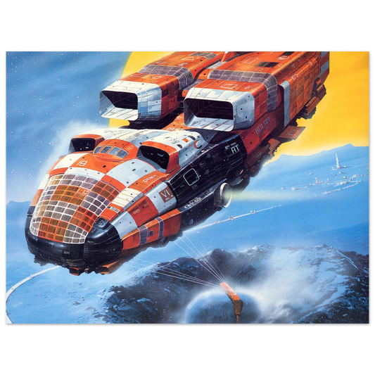 Xxx 0155 Chris Foss Meteorite Harvester by Chris Foss – art poster, view 2