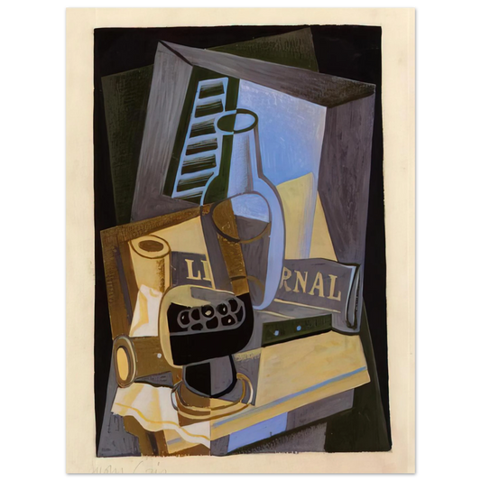 Still Life In Front Of The Window by Juan Gris (1922) – art poster, view 2
