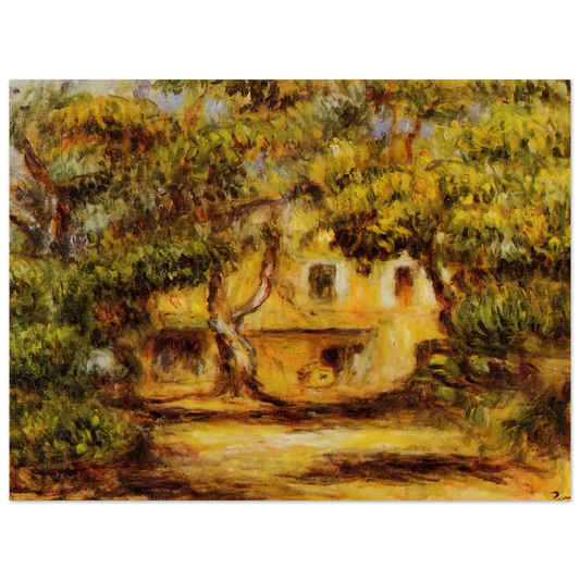 The Farm At Collettes by Pierre-Auguste Renoir – art poster, view 2