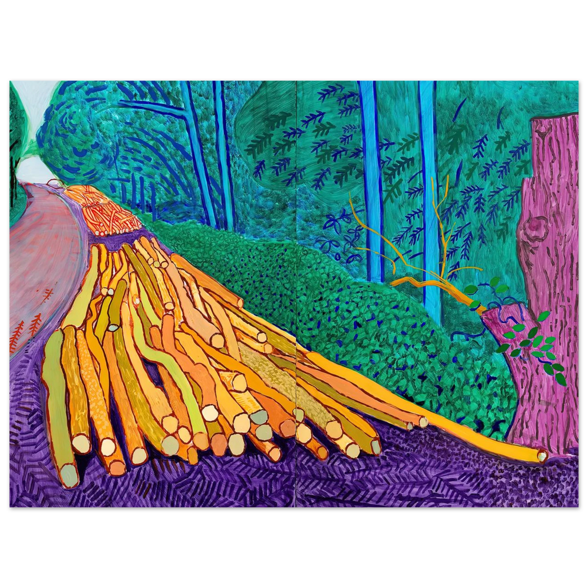 Merlin by David Hockney – art poster