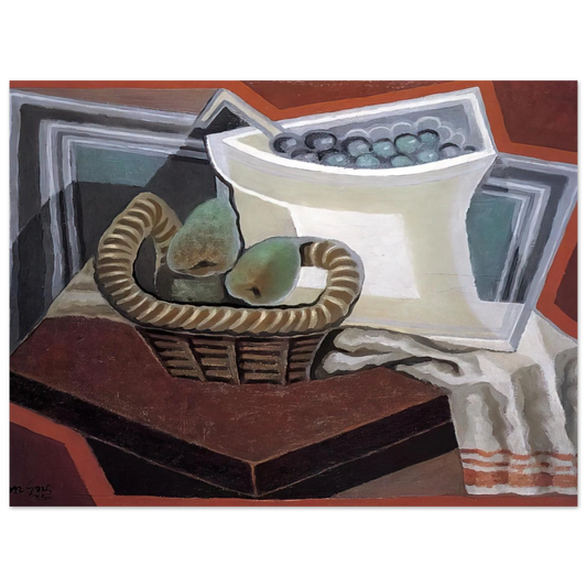 The Basket Of Pears by Juan Gris (1925) – art poster, view 2