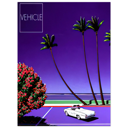 Vintage Car No. 1 by Hiroshi Nagai – art poster, view 2