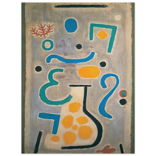 The Vase by Paul Klee (1938) – art poster, view 2