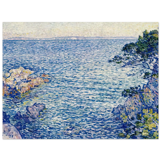 The Point Of Rossignol by Theo van Rysselberghe (1904) – art poster, view 2