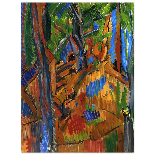Trees by Raoul Dufy (1913) – art poster, view 2