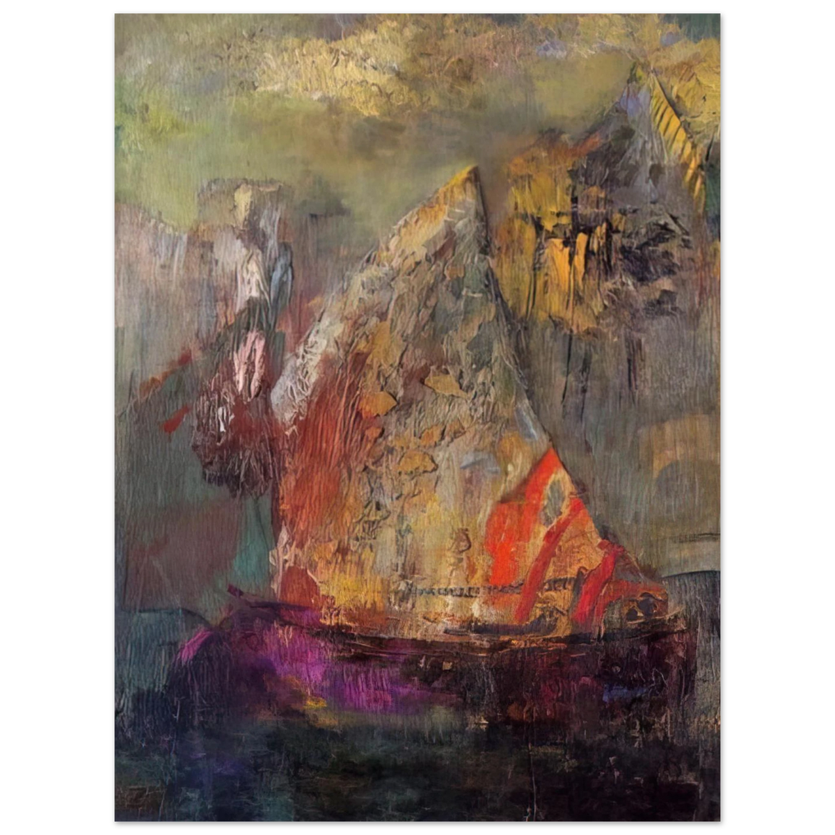 A Boat 1 by Odilon Redon – art poster