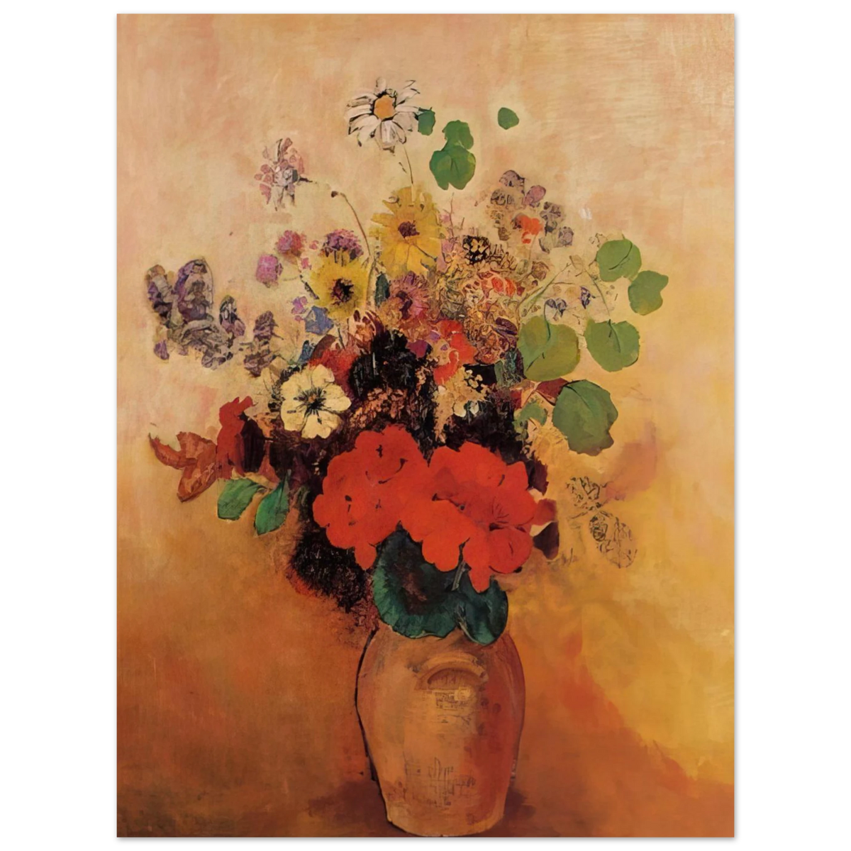 Vase Of Flowers 5 by Odilon Redon – art poster