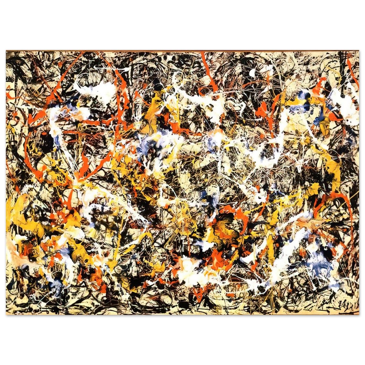 Convergence by Jackson Pollock (1952) – art poster