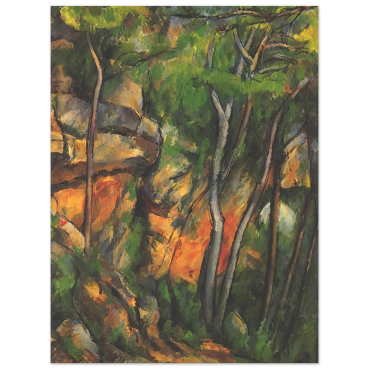 In The Park Of The Chateau Noir by Paul Cézanne – art poster, view 2