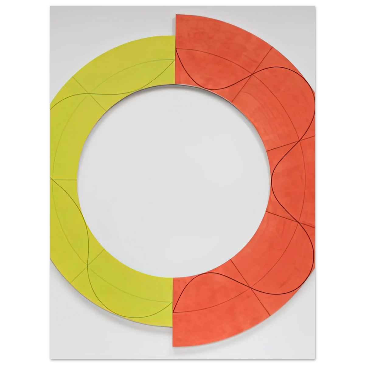 Split Ring Image 1 by Robert Mangold (2009) – art poster