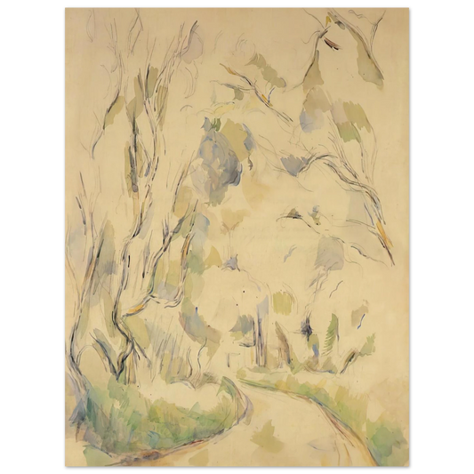 Well By The Winding Road In The Park Of Chateau Noir by Paul Cézanne – art poster, view 2