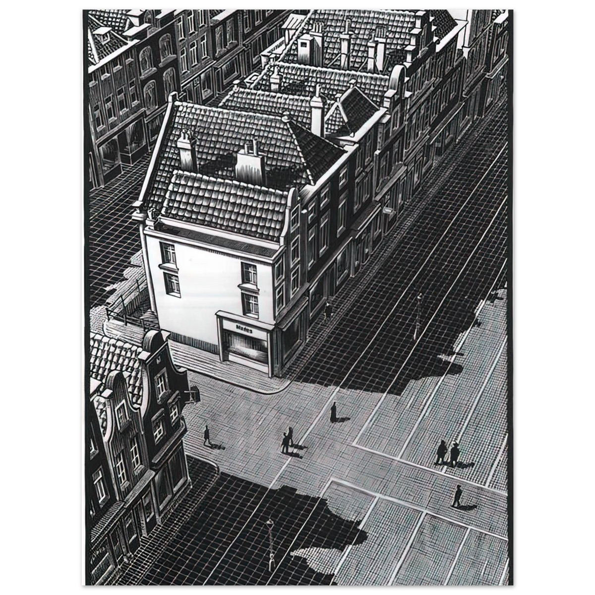 Delft by M.C. Escher – art poster