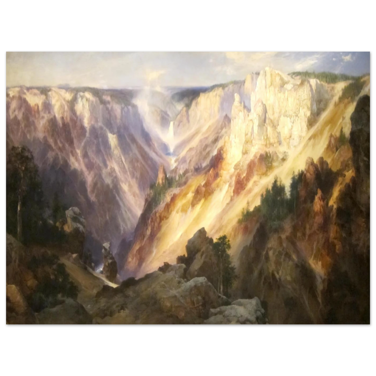 Grand Canyon Of The Yellowstone by Thomas Moran – art poster