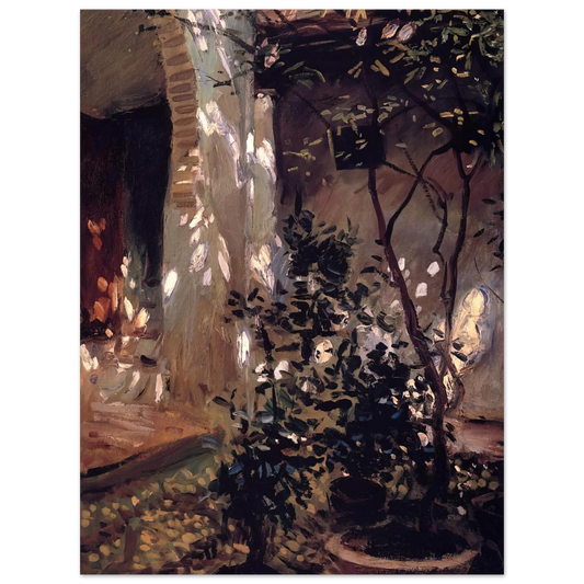 Granada. Sunspots by John Singer Sargent – art poster, view 2