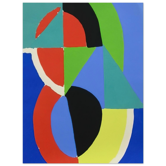 Composition 2 by Sonia Delaunay – art poster, view 2