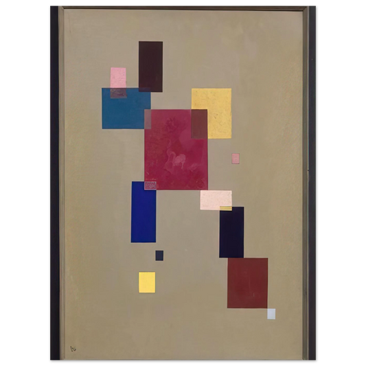 Three Rectangles by Wassily Kandinsky (1930) – art poster, view 2
