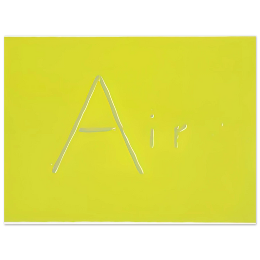 Air by Edward Ruscha (1969) – art poster, view 2