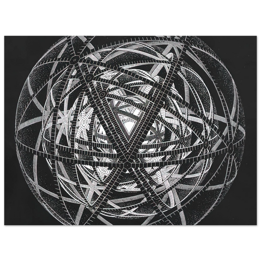 Concentric Rinds by M.C. Escher – art poster, view 2