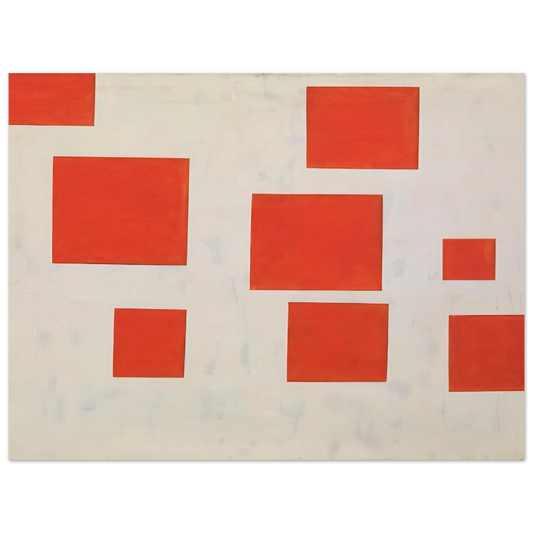 Komposition Mit 8 Roten Rechtecken by Blinky Palermo (1964) – art poster, view 2